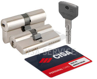 0Q311.70.0.12.C5 Cisa Asix P8 PRO цилиндр 110 (55x55) кл/кл (никель)